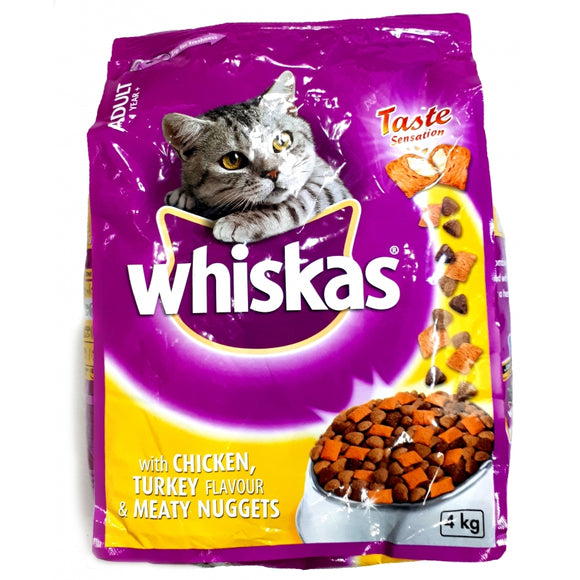 Whiskas - 4kg Chicken & Turkey Cat Food